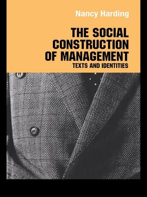 cover image of The Social Construction of Management